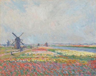 Claude Monet, Tulpenvelden vlak bij Den Haag, 1886